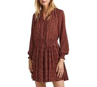Pepe Jeans Katri Long Sleeve Midi Dress Braun L Frau (Herstellerartikelnummer: PL953422-0AA-L)