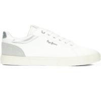Pepe Jeans Kenton Court Damen Sneaker weiß/grau - 36