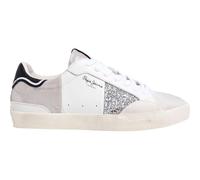 Pepe Jeans Damen Lane Silver W Sneak, Grau/silberfarben, 7 UK