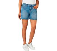 Pepe Jeans Damen Mable Shorts, Blue (Denim-HQ6), 24W