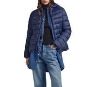 Pepe Jeans Damen Maddie Short Puffer Jacke, Blau (Dulwich), L