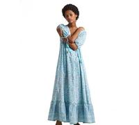 Pepe Jeans Damen Mafalda Kleid, Blau (Wave Blue), S