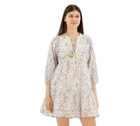 Pepe Jeans Damen Maisie Kleid, Beige (Ecru White), L