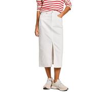 Pepe Jeans Damen Midi Skirt Hw Rock, Weiß (Denim-TC0), S