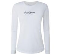 Langarmshirt PEPE JEANS "NEW VIRGINA L/S" Gr. S/36, weiß (white 800) Damen Shirts (873020-S) white 800