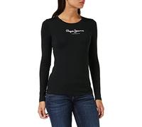 Pepe Jeans New Virginia Ls N T-shirt Schwarz S Frau (Herstellerartikelnummer: PL505203-999-S)