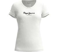 Pepe Jeans Damen New Virginia Ss N T-Shirts, 800white, M