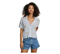 Pepe Jeans Damen Olaya Top Strickwaren, Blau (Dazed Blue), M