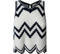 Pepe Jeans Damen Ollie Top Knitwear, Weiß (Mousse-Weiß), L