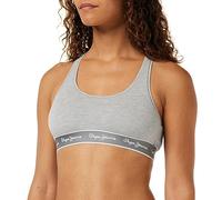 Pepe Jeans Damen Pepe Rb Brlt BH, Grey Marl, XL