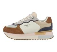 Pepe Jeans Damen Rusper Class Sneak, Braun Cognac Brown, 3 UK