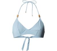 Pepe Jeans Damen Satin STRP Br Top, Blau (Himmelblau), XL