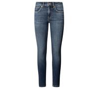 Skinny-fit-Jeans PEPE JEANS "SKINNY JEANS LW", Damen, Gr. 29, Länge 30, mid blau, Denim/Jeans, Obermaterial: 99% Baumwolle, 1% Elasthan, skinny fit lang, Jeans, Low Waist (77137353-29) mid blau