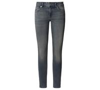 Skinny-fit-Jeans PEPE JEANS "SKINNY JEANS LW", Damen, Gr. 32, Länge 30, blau (blau grau used), Denim/Jeans, Obermaterial: 93% Baumwolle, 5% Polyester, 2% Elasthan, skinny fit lang, Jeans Skinny-fit-Je