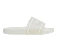 Pepe Jeans Damen Slider Translucent W Flip-Flop, Weiß (Off White), 8