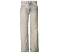 Straight-Jeans PEPE JEANS "straight leg jeans STRAIGHT JEANS MW ARROW", Damen, Gr. 28, Länge 30, vintage grau, 99% Baumwolle, 1% Elasthan, Jeans Straight-Jeans (44403627-28) vintage grau
