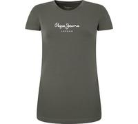 Pepe Jeans - Damen T-Shirt - Kurzarmshirt - Schmaler Schnitt - Slim Fit - Nachhaltige Baumwolle mit Stretch - Olivine Green - Bekleidungsgröße - XS