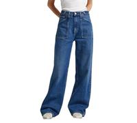 Pepe Jeans Damen Ultra High Waist Utility Weites Bein Pl204612 Jeans