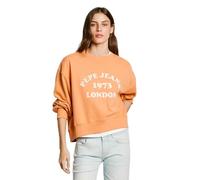 Pepe Jeans Damen Venus Sweatshirt, Orange (gewaschenes Orange), 38
