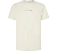 Pepe Jeans Dave Tee T-Shirt für Herren, Beige (Chalk White), XXL