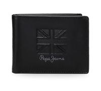 Pepe Jeans Denver Geldbörse, horizontal, Blau, 11 x 8 x 1 cm, Leder von Joumma Bags