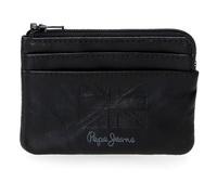 Pepe Jeans Denver Geldbörse mit Kartenfach, blau, 11 x 7 x 1,5 cm, Leder von Joumma Bags