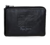 Pepe Jeans Denver Geldbörse mit Kartenfach, blau, 11 x 7 x 1,5 cm, Leder von Joumma Bags