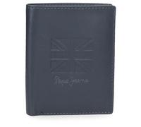 Pepe Jeans Denver Kartenetui, Blau, 9 x 11 x 1 cm, Leder, von Joumma Bags