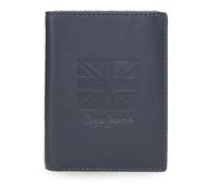 Pepe Jeans Denver Visitenkartenetui, vertikal, Blau, 9 x 11 x 1 cm, Leder von Joumma Bags