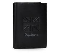 Pepe Jeans Denver Visitenkartenetui, vertikal, Blau, 9 x 11 x 1 cm, Leder von Joumma Bags
