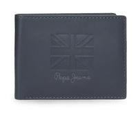 Pepe Jeans Denver Wallet mit Blauer Geldbörse 11,5x8x1 cm Leder von Joumma Bags