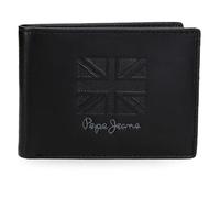 Pepe Jeans Denver Wallet mit Blauer Geldbörse 11,5x8x1 cm Leder von Joumma Bags
