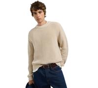 V-Ausschnitt-Pullover PEPE JEANS "Jumper DORIAN CREW", Herren, Gr. XL, beige (malt beige), 100% Baumwolle, Pullover (64493340-XL) malt beige