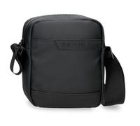 Pepe Jeans Dorking Umhängetasche klein schwarz 15 x 19,5 x 6 cm Polyester mit Details aus Kunstleder by Joumma Bags