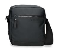Pepe Jeans Dorking Umhängetasche, Schwarz, 23 x 27 x 7 cm, Polyester, mit Details aus Kunstleder von Joumma Bags