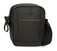 Pepe Jeans Dortmund Kleine Umhängetasche, grau, 15 x 19,5 x 6 cm, Baumwolle, Polyester und PU, 1,76 l von Joumma Bags, grau, Talla única, Kleine Umhängetasche