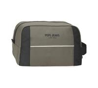 Pepe Jeans Dortmund Kulturbeutel, Umhängetaschen, perfekt zum Organisieren, mehrere Fächer, von Joumma Taschen, grün, Kulturbeutel