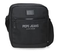 Pepe Jeans Durham Umhängetasche, Schwarz, 16 x 31 x 5,5 cm, Polyester, von Joumma Bags