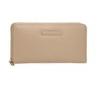 Pepe Jeans Elia Geldbörse mit Kartenhalter, Beige, 19,5 x 10 x 2 cm, Kunstleder, von Joumma Bags, Beige, Einheitsgröße, Geldbörse mit Kartenhalter, beige, Einheitsgröße, Geldbörse mit Kartenhalter