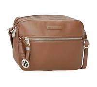 Pepe Jeans Elia Umhängetasche mit Zwei Fächern, Braun, 24 x 16 x 9 cm, Kunstleder von Joumma Bags, braun, Talla única, Umhängetasche mit Zwei Fächern
