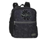 Pepe Jeans Eloise Spazier-Rucksack Schwarz 24x28x10 cm Polyester 6,72L by Joumma Bags