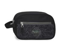 Pepe Jeans Eloise Zwei-Fächer Adaptierbare Kulturtasche Blau 26x16x12 cm Polyester by Joumma Bags