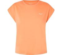 Pepe Jeans Floraison Damen-T-Shirt, Orange (Peach), 38