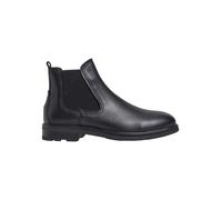 Pepe Jeans FOOTWEAR Leder-Chelsea-Boots "Leeds City" in Schwarz - Größe 43 | Herrenstiefel