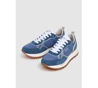 Pepe Jeans FOOTWEAR Leder-Laufschuhe in Blau - Größe 41 | Herrenschuhe Outdoorschuhe