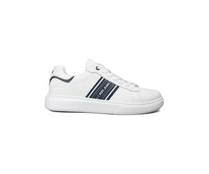 Pepe Jeans FOOTWEAR Leder-Sneakers "Eaton" in Weiß - Größe 43 | Herrensneakers