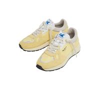 Pepe Jeans FOOTWEAR Leder-Sneakers "Marlon" in Gelb - Größe 39 | Damen Sneakers