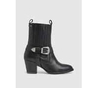 Pepe Jeans FOOTWEAR Leder-Stiefeletten "Luna Rock" in Schwarz - Größe 38 | Stiefeletten