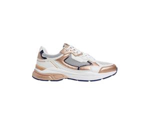 Pepe Jeans FOOTWEAR Sneakers "Dave Metal" in Weiß - Größe 40 | Damen Sneakers