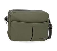 Pepe Jeans Gala Umhängetasche mit Zwei Fächern, Grün, 24 x 16 x 9 cm, Kunstleder von Joumma Bags